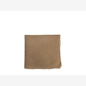 Chic Antique - Eternal Karklud perlestrikket bomuld Kamel 25x25 cm. 