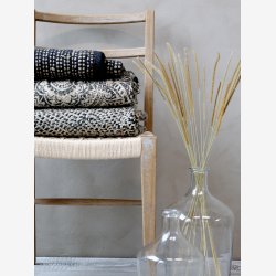 Chic Antique - Gulvtppe Bomuld L: 160 B: 75 cm. Sort