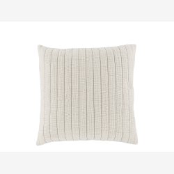 Chic Antique - Aix pudebetrk m/striber 45 x 45 cm. Creme Bomuld