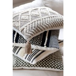 Chic Antique - Aix Pudebetrk m/kvaster Mocca L60/B40cm Genanvendt Bomuld