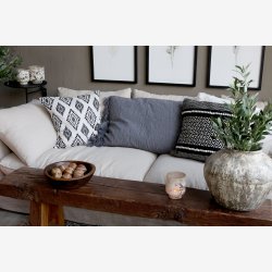 Chic Antique - Aix Pudebetrk m. etnisk mnster L50/B50cm