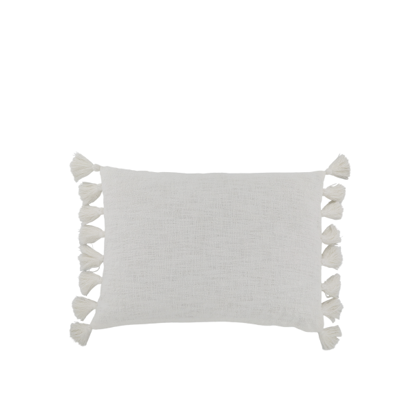 Chic Antique - Aix Pudebetr�k med Kvaster 70 x 50 cm Off White