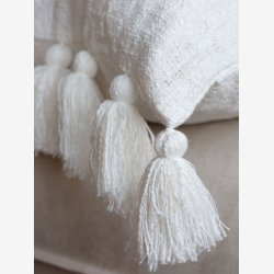 Chic Antique - Aix pudebetrk m/kvaster Off White 70 x 50 cm. 