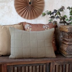 Chic Antique - Aix Quiltet pudebetrk  60 x 40 cm. Eukalyptus Bomuld