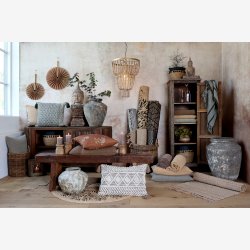 Chic Antique - Aix Quiltet pudebetrk  60 x 40 cm. Eukalyptus Bomuld