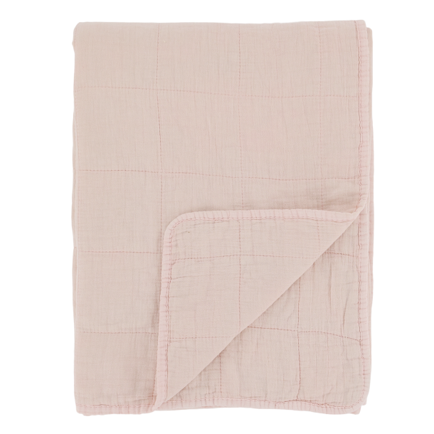 Chic Antique - Aix Vintage quilt Coral Blush 180 x 130 cm. 