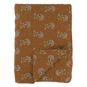 Chic Antique - Aix Quilt m. blomstermnster L180/B130cm terracotta