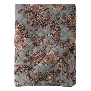 Chic Antique - Aix Quilt/Vattppe m/Paisley Mnster L: 180 B: 130 cm.