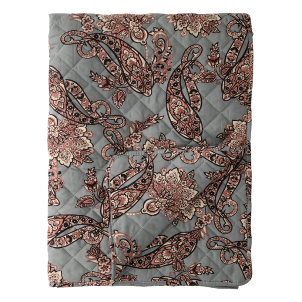 Chic Antique - Aix Quilt/Vattppe m/Paisley Mnster L: 180 B: 130 cm.