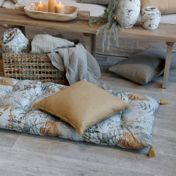 Chic Antique - Aix Madras m. blomstermnster L180/B70cm, Opal