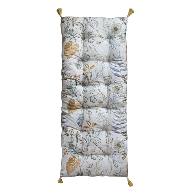 Chic Antique - Aix Madras m. blomstermnster L180/B70cm, Opal