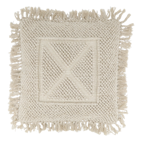 Chic Antique - Aix pudebetrk m/frynser 50 x 50 cm. Off White
