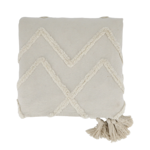 Chic Antique - Aix Sengetppe m/kvaster 260 x 240 cm. Bomuld, Genbrugsfibre Off White