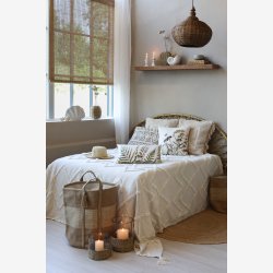 Chic Antique - Aix Pudebetrk m/blomsterprint 50 x 30 cm. 