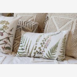 Chic Antique - Aix Pudebetrk m/blomsterprint 50 x 30 cm. 