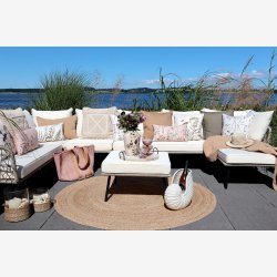 Chic Antique - Aix Pudebetrk m/blomsterprint 50 x 30 cm. 