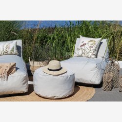 Chic Antique - Aix Pudebetrk m/blomsterprint 45 x 45 cm. 