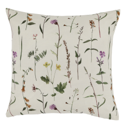 Chic Antique - Aix Pudebetrk m/blomsterprint 45 x 45 cm. Off White