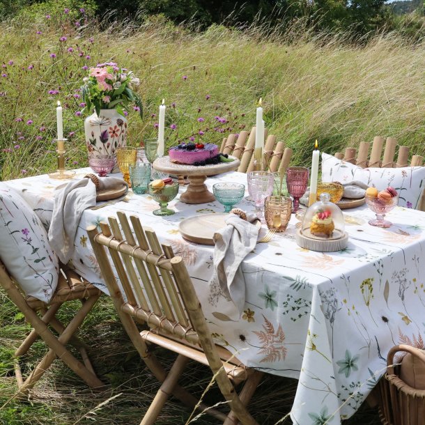 Chic Antique - Aix Dug m/blomsterprint bomuld 140 x 240cm.