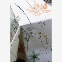 Chic Antique - Aix Dug m/blomsterprint bomuld 140 x 240cm.