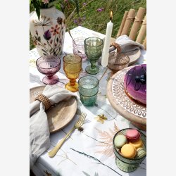 Chic Antique - Aix Dug m/blomsterprint bomuld 140 x 240cm.