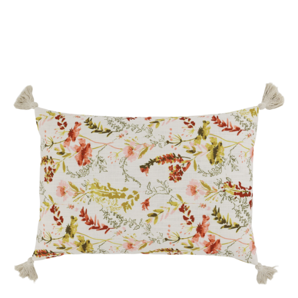 Chic Antique - Aix Pudebetrk m. kvaster og vilde blomster L60/B40cm