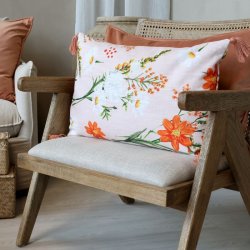 Chic Antique - Aix Pudebetrk m. kvaster og blomstermnster L60/B40cm