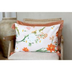 Chic Antique - Aix Pudebetrk m. kvaster og blomstermnster L60/B40cm