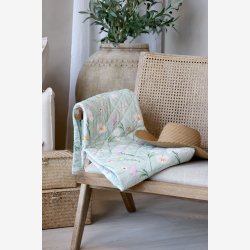 Chic Antique - Aix Quilt m/blomster 180 x 130 cm.