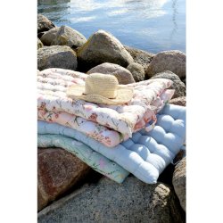 Chic Antique - Aix Madras/Hynde m/vilde blomster L: 100 B: 60 cm.