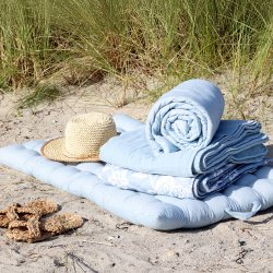 Chic Antique - Aix Madras m/mlkedrengestriber 100 x 60 cm. 