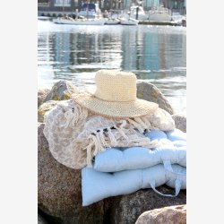 Chic Antique - Aix Madras m/mlkedrengestriber 100 x 60 cm. 