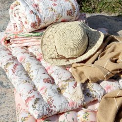 Chic Antique - Aix Madras m. blomstermnster L100/B60cm