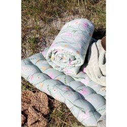 Chic Antique - Aix Madras m. blomstermnster L100/B60cm Grn