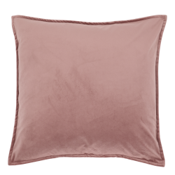 Chic Antique - Aix Pudebetrk i Velour, Taupe, 50 x 50 cm.