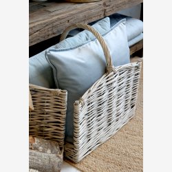 Chic Antique - Aix Pudebetrk Velour Ocean Blue 50 x 50 cm. 