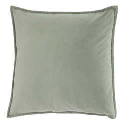 Chic Antique - Aix Pudebetrk i Velour, Verte Grn, 50 x 50 cm.