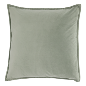 Chic Antique - Aix Pudebetrk i Velour, Verte Grn, 50 x 50 cm.