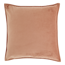 Chic Antique - Aix Pudebetrk i Velour, Mandarin, 50 x 50 cm.