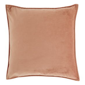 Chic Antique - Aix Pudebetrk i Velour, Mandarin, 50 x 50 cm.