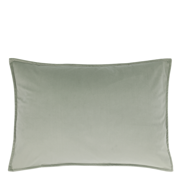Chic Antique - Aix Pudebetrk i Velour, Verte Grn, 50 x 70 cm.