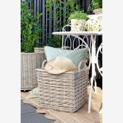 Chic Antique - Aix Pudebetrk i Velour, Verte Grn, 50 x 70 cm.