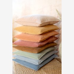 Chic Antique - Aix Pudebetrk i Velour, Verte Grn, 50 x 70 cm.