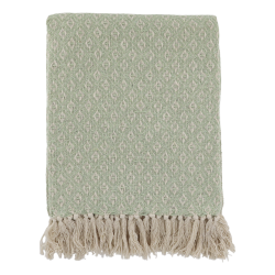 Chic Antique - Aix Plaid af overskudsgarn Verte Grn 150 x 130 cm. 