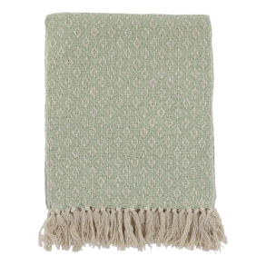 Chic Antique - Aix Plaid af overskudsgarn Verte Grn 150 x 130 cm. 