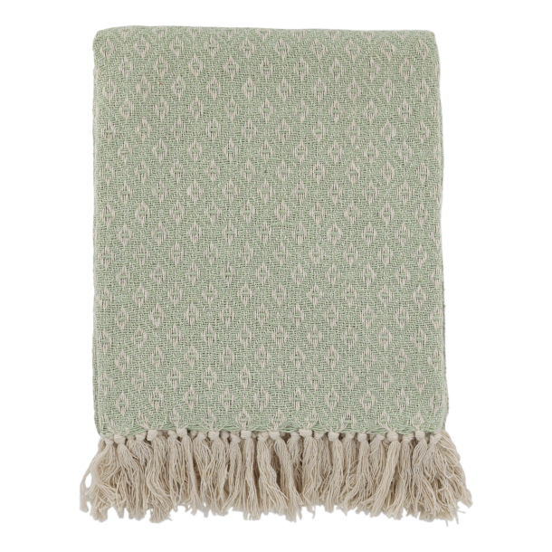 Chic Antique - Aix Plaid af overskudsgarn Verte Grn 150 x 130 cm. 