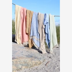 Chic Antique - Aix Plaid af overskudsgarn Verte Grn 150 x 130 cm. 