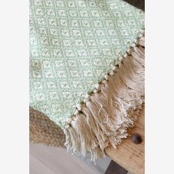 Chic Antique - Aix Plaid af overskudsgarn Verte Grn 150 x 130 cm. 