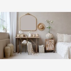 Chic Antique - Aix Plaid af overskudsgarn Leopard mnstret 150 x 130 cm. 