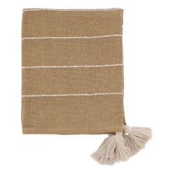 Chic Antique - Aix Plaid af overskudsgarn Honning Gul 150 X 130 cm.